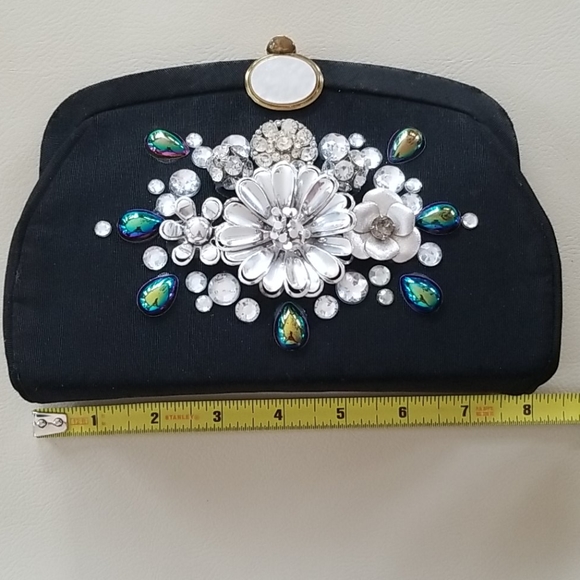 NWT Repurposed Vintage 50s Jewelry Clutch Handbag - Picture 12 of 13
